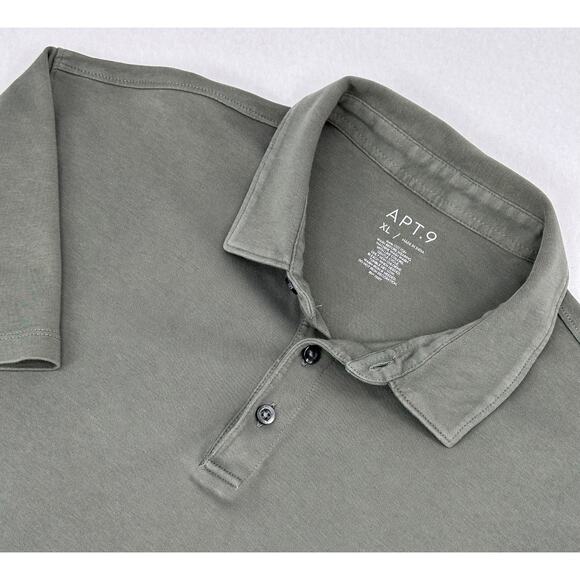 Apt. 9 Other - Apt 9 Green Polo Style Short Sleeve Shirt XL Casual Cotton